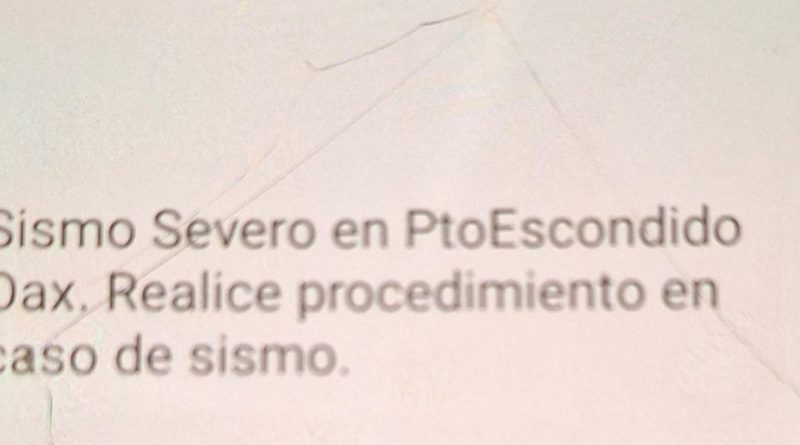 Se activa alerta presidencial por sismo magnitud 5.7 en Oaxaca; no se esperan efectos en Colima
