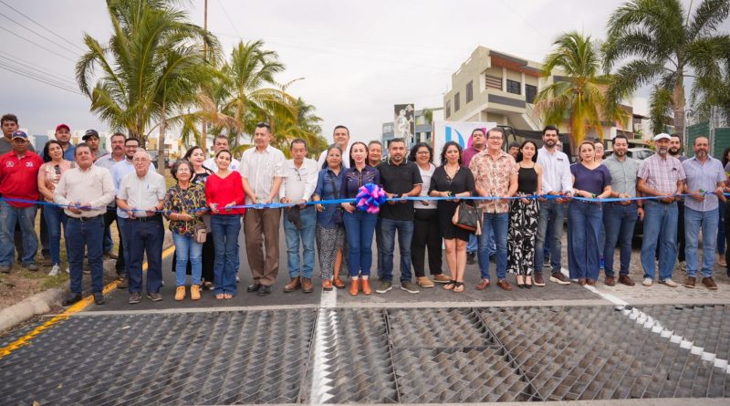 Entregó Tey Gutiérrez el octavo colector pluvial construido durante su gobierno