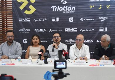 Subsectur Colima presenta Triatlón Asdeporte Manzanillo 2026; será el 21 de febrero