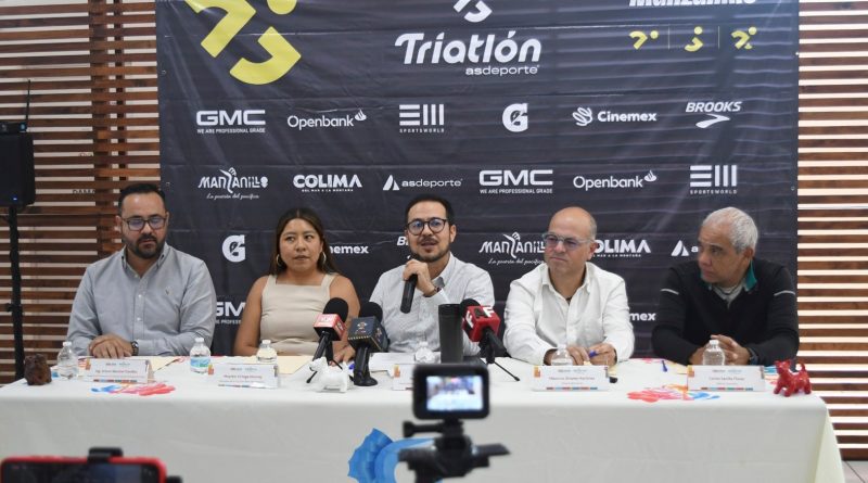 Subsectur Colima presenta Triatlón Asdeporte Manzanillo 2026; será el 21 de febrero