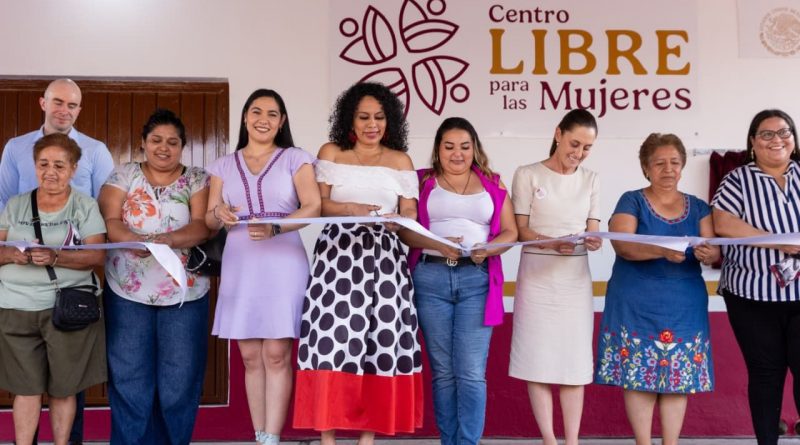 Agradece Indira Vizcaíno respaldo de la Presidenta de México para contar con Centros LIBRE en todos los municipios