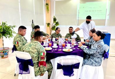 Reconocen a personal femenino del Ejército, Fuerza Aérea y Guardia Nacional, por el día Internacional de la Mujer