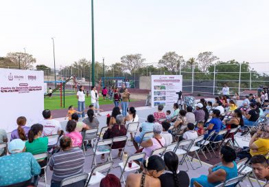 Gobernadora Indira Vizcaíno entregó rehabilitación de canchas y área de juegos de Cedeco-Pilares La Albarrada