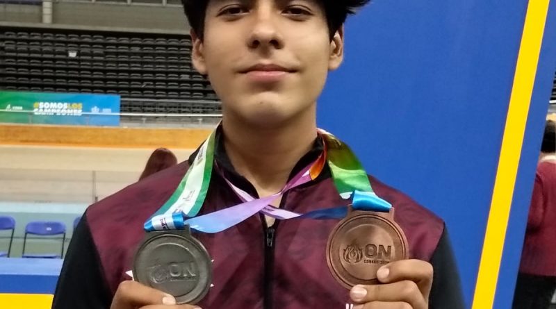Diego Anguiano suma segunda medalla personal y tercera para Colima en Olimpiada Nacional CONADE 2026