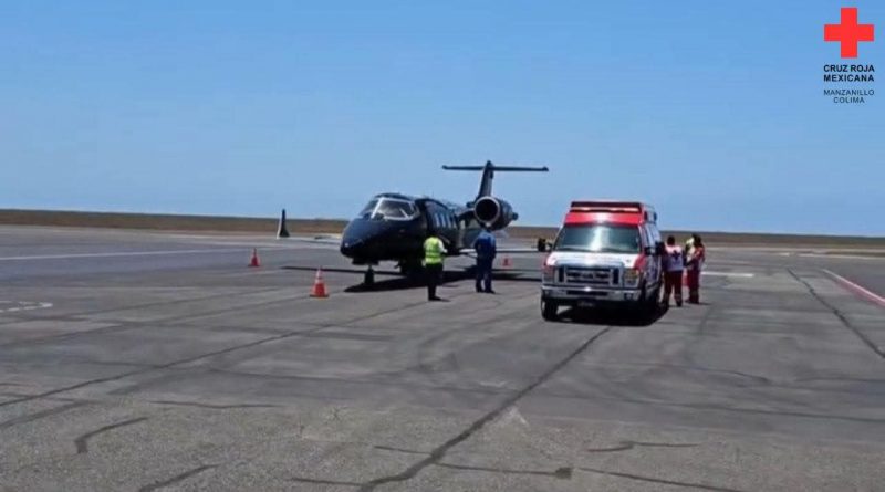 Cruz Roja apoya en traslado de paciente