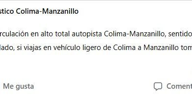 Alto total en autopista Colima-Manzanillo noche de jueves