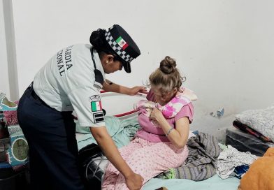Festeja a mamás GN en ascilo del municipio de Cuauhtémoc
