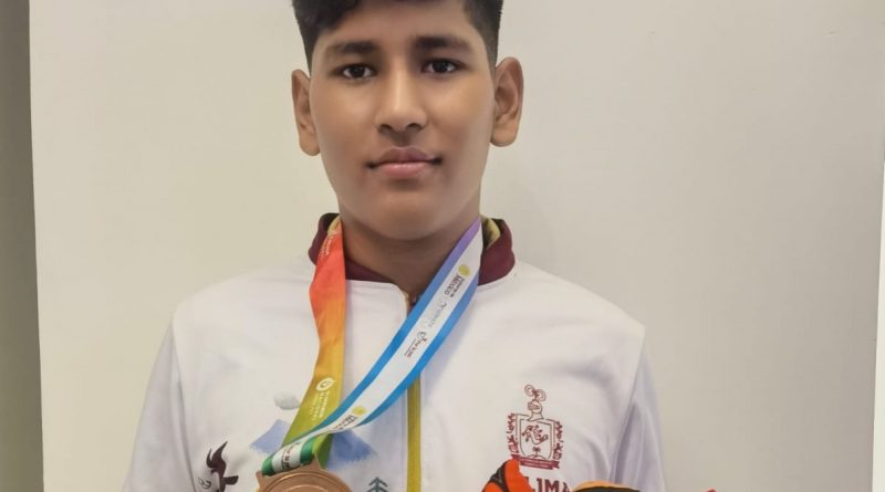 Joseph López Suárez logra bronce en luchas asociadas y Colima suma 22 medallas en Olimpiada Nacional