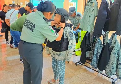 Acerca GN sus funciones a la población con exposición interactiva en Plaza Zentralia