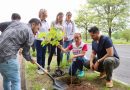 Encabeza Tey y Vidalia reforestación en Libramiento Gob. Griselda Alvarez