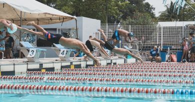 Continúa con normalidad el campeonato estatal de natación en «Unidad Morelos»