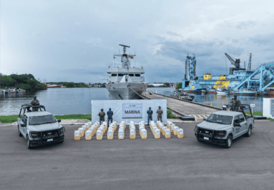 Marina asegura combustible durante vigilancia marítima en costas de Chiapas