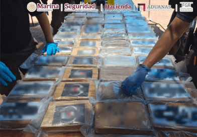 Asegura Marina 268 paquetes de droga en Manzanillo