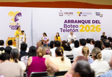 Gobernadora Indira Vizcaíno inició Colecta Teletón 2026 en Colima