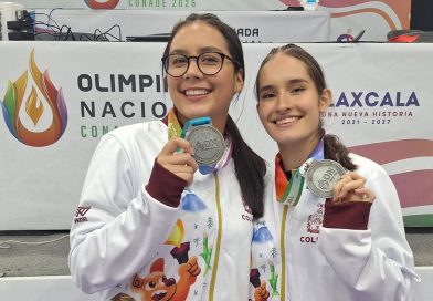 Plata para Colima en gimnasia de trampolín en la Olimpiada Nacional CONADE 2025