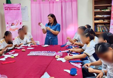 Subsejuv entrega más de mil productor menstruales al CAS Adolescentes Mujeres
