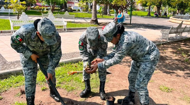 Fortalece GN cuidado ambiental en Colima