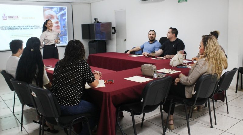 Coespris capacita a prestadores de medicina estética para prevenir riesgos a la salud de la población