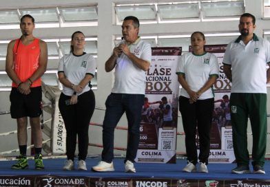 Un centenar de personas tomaron la clase gratuita de box en Colima: INCODE
