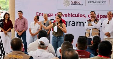Más de 11 mdp fortalecen al equipo de vectores con 6 nuevos vehículos y equipamiento entregados por la gobernadora