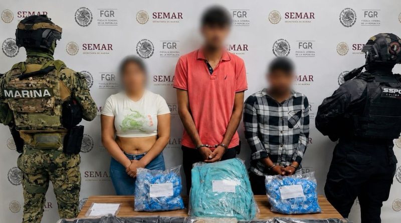 SSPC, Marina y FGR detienen a 3 presuntos generadores de violencia del Cartel Los Mezcales