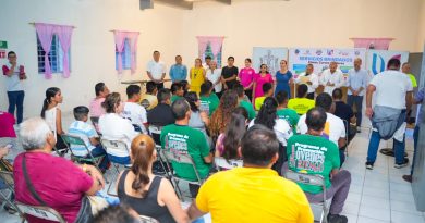 Entrega Tey Casa de Usos Múltiples en la colonia Juan José Ríos I