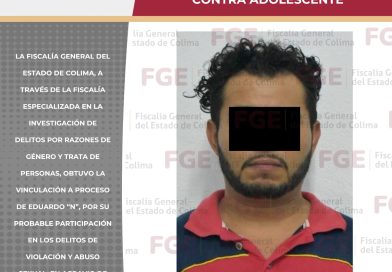 Vinculan a proceso a imputado por violación y abuso sexual contra adolescente