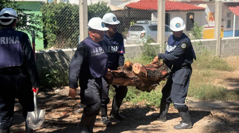 Marina fortalece acciones del Plan Marina en apoyo a población afectada por inundaciones en Ahome y Guasave