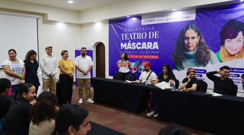 Cultura inaugura Residencia Teatro de Máscara en Manzanillo
