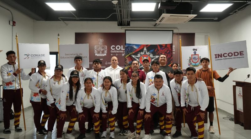 INCODE abanderó a delegación colimense que va al Encuentro Nacional Deportivo indígena en Chiapas