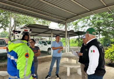 Mantienen cerradas playas y Puerto de Manzanillo ante huracán ‘Trudy’; elementos de auxilio intensifican recorridos preventivos y habilitan 6 refugios temporales